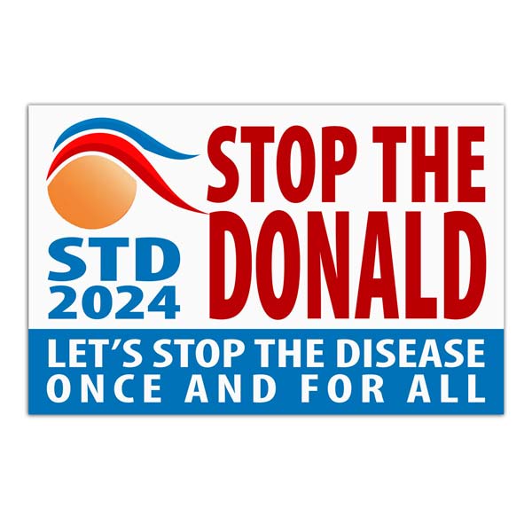 Anti Trump Bumper Sticker