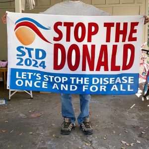 Stop the Donald Flag for 2024 | Anti MAGA Flag